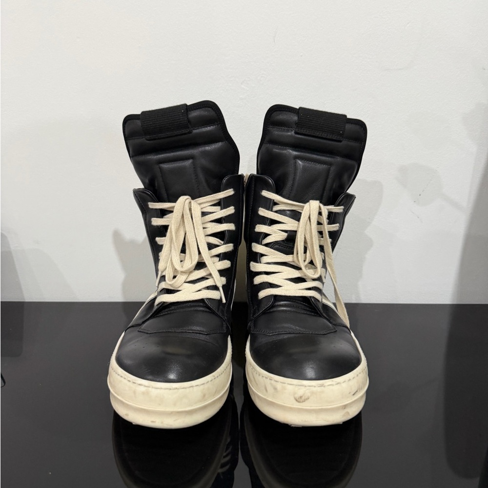 Rick Owen’s - Leather High Top Sneakers